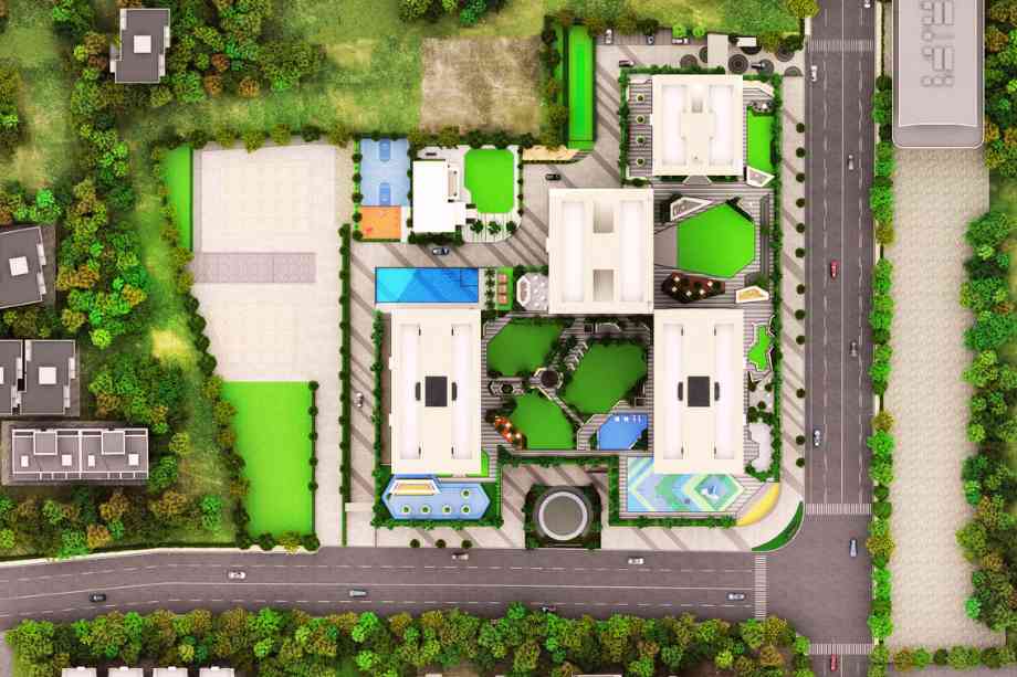 Holystico-Astrana-Elevation-Image-Top-View-Hadapsar-Pune