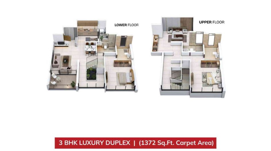Holystico-Astrana-Floor-Plan-3-BHK-Duplex-1372-sqft
