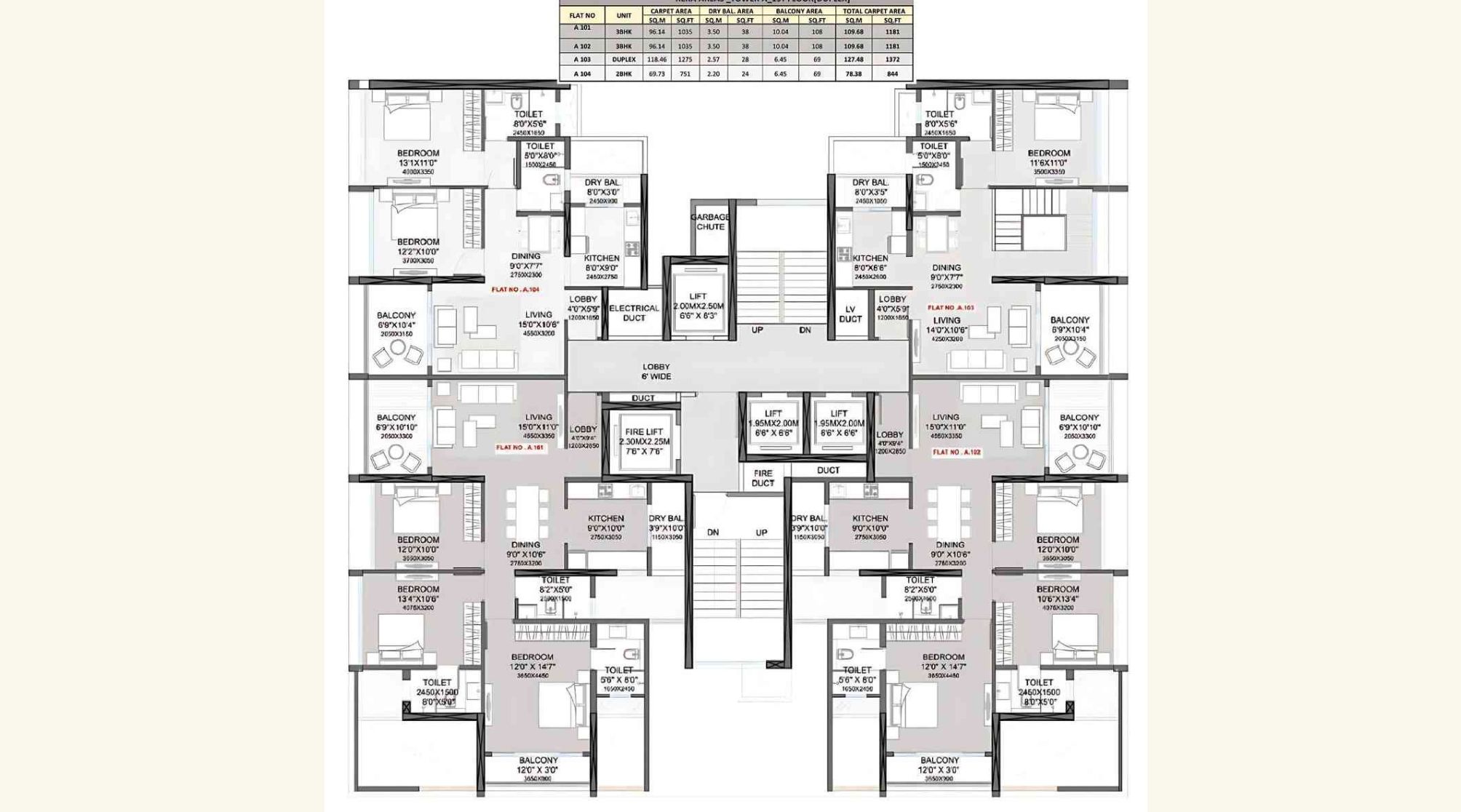 Holystico-Astrana-Floor-Plan-Tower-A-B-Auriga-Duplex